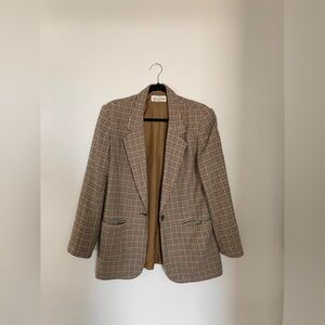 Vintage Herringbone Blazer